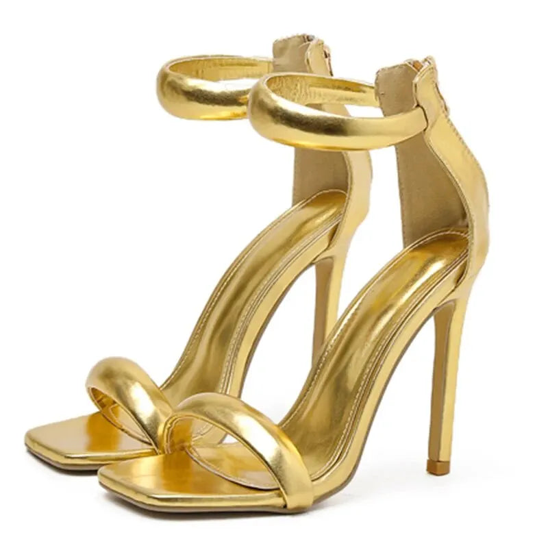 Gold summer heels online