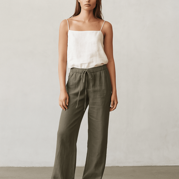 Aurelia™ High Waist Wide Leg Loose Fit Trousers - Image 2