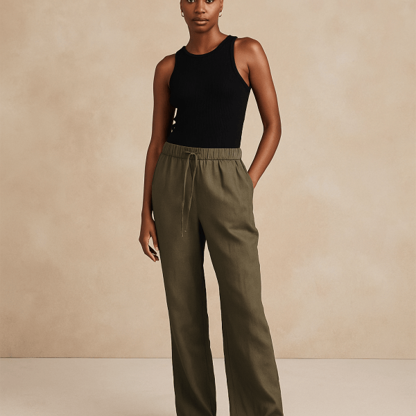 Aurelia™ High Waist Wide Leg Loose Fit Trousers - Image 4