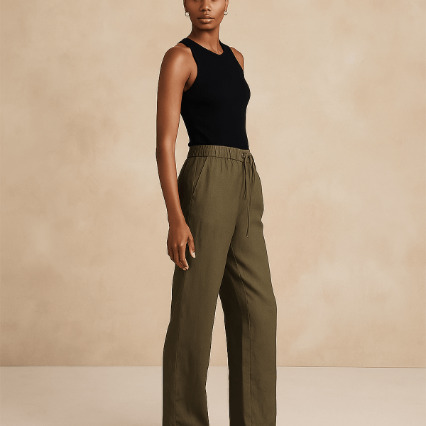 Aurelia™ High Waist Wide Leg Loose Fit Trousers - Image 5