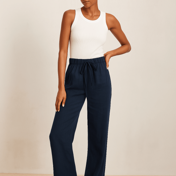 Aurelia™ High Waist Wide Leg Loose Fit Trousers - Image 3