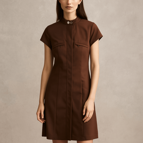 Vintage Charme™ Short Sleeve Mini Dress - Image 3
