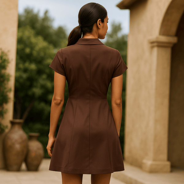 Vintage Charme™ Short Sleeve Mini Dress - Image 2