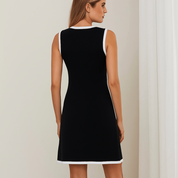 Luena™ Knitted Button Down A-Line Mini Dress - Image 2