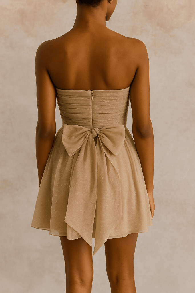 Stella™ Sequin Strapless Pleated Mini Dress