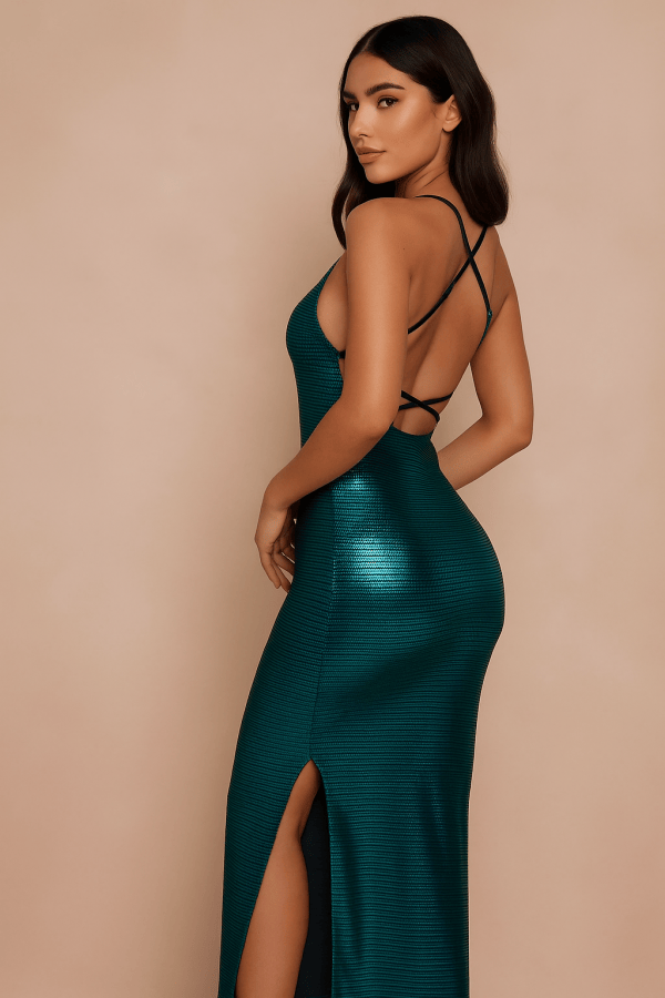 Serena™ Strap Backless Bodycon Maxi Dress - Image 2