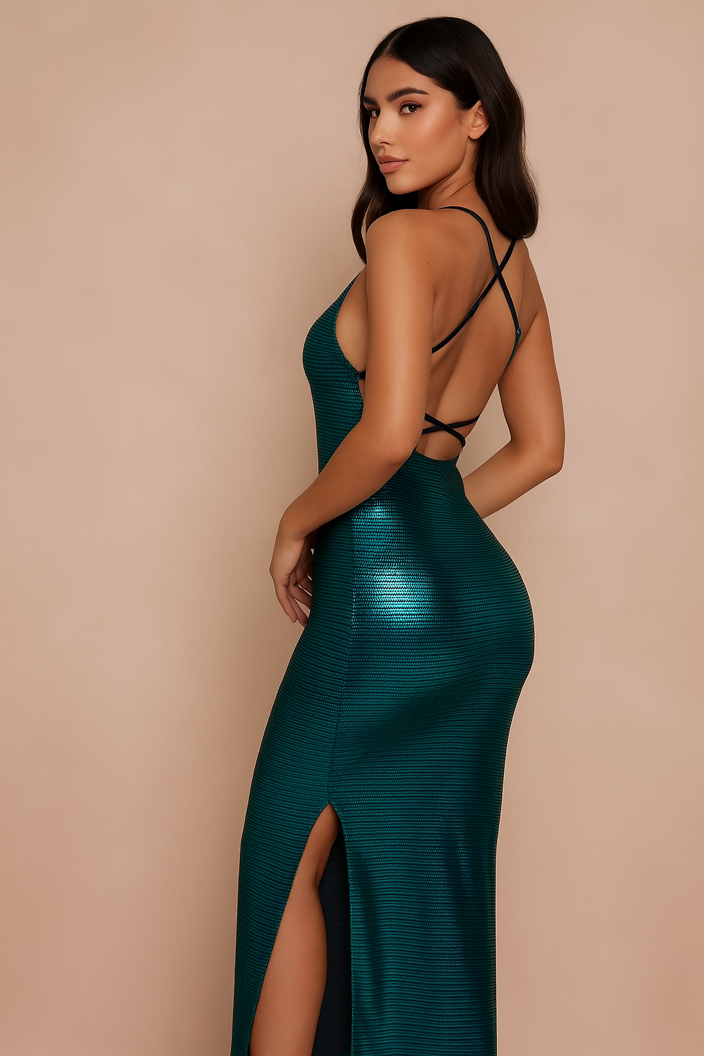 Serena™ Strap Backless Bodycon Maxi Dress - Image 2