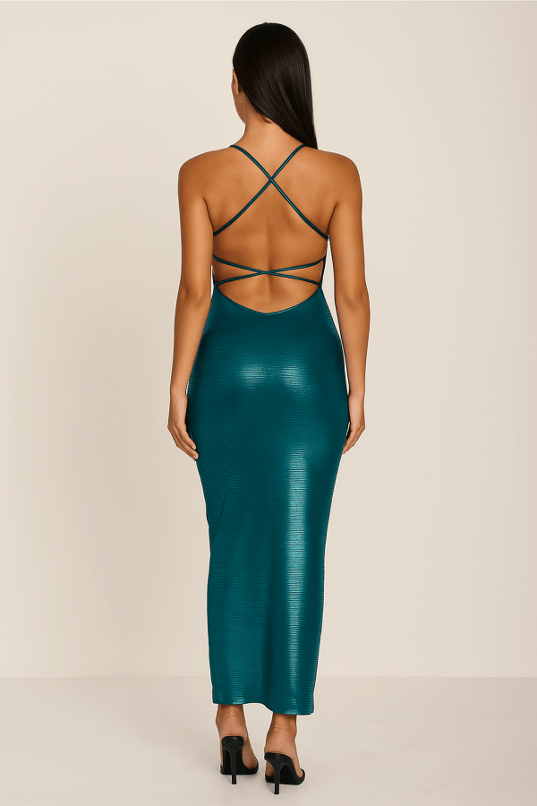 Serena™ Strap Backless Bodycon Maxi Dress - Image 3