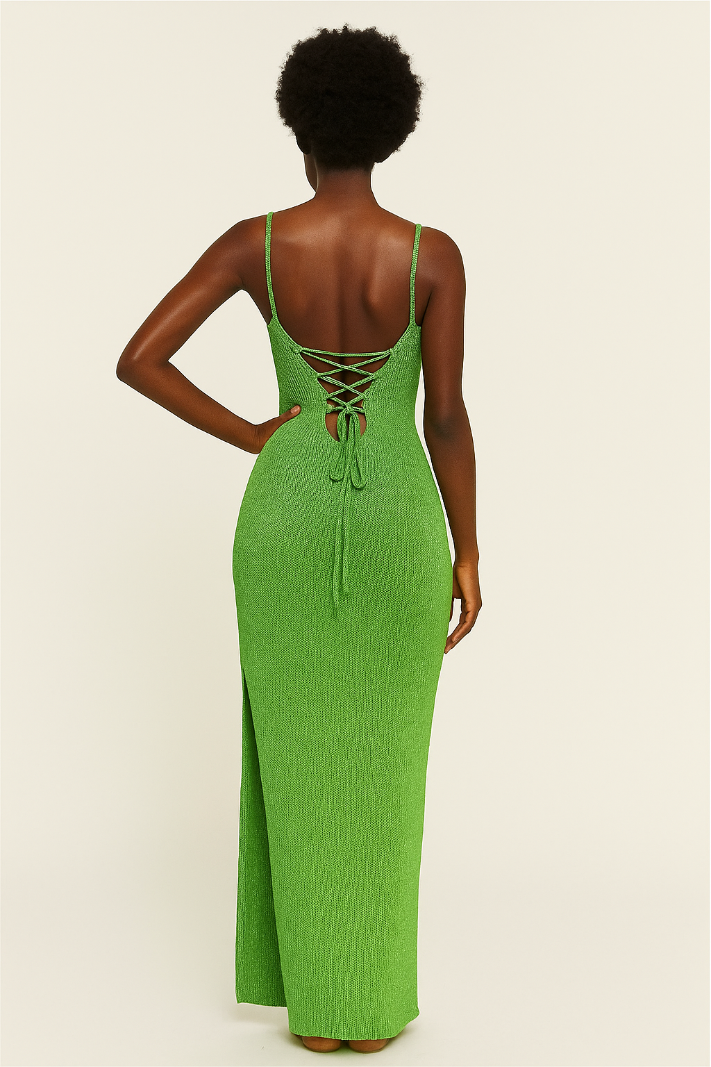 Aveline™ Sleeveless Backless Side Slit Maxi Dress - Image 3
