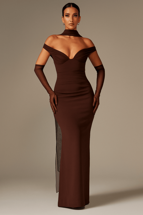 Maravilla™ Off-Shoulder Backless Maxi Dress - Image 1