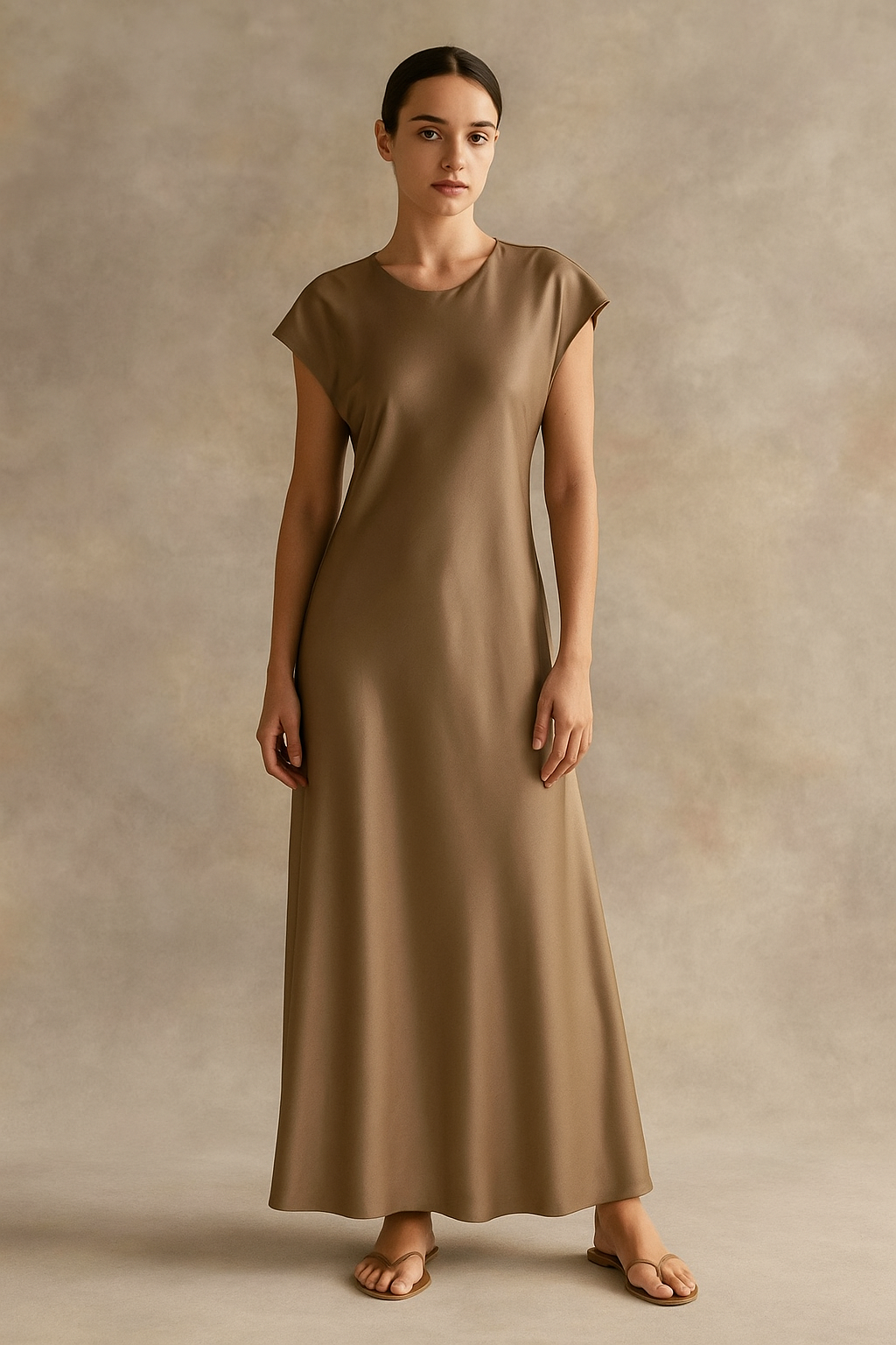 Sorella™ Satin Maxi Dress - Image 1