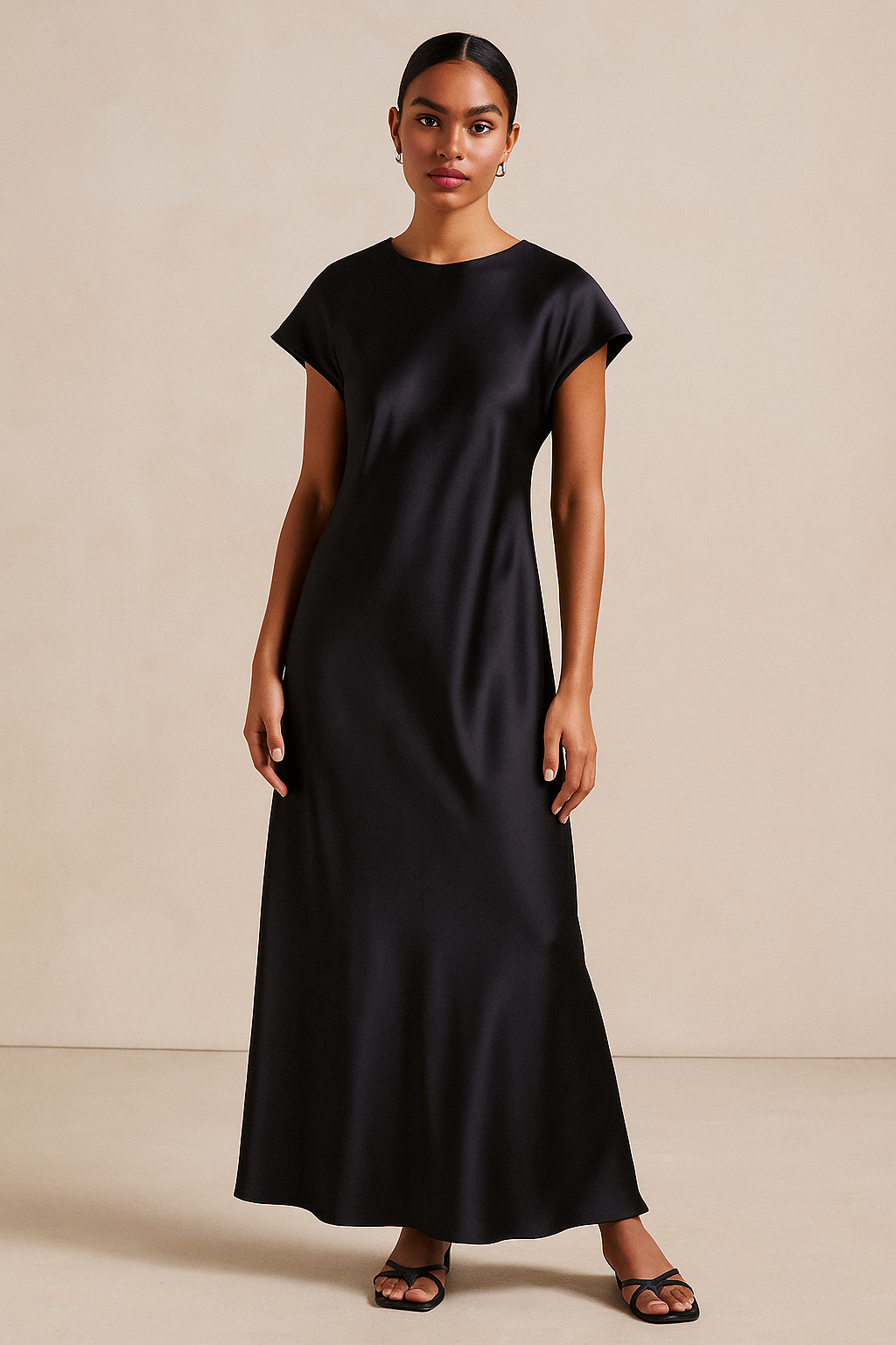 Sorella™ Satin Maxi Dress - Image 3