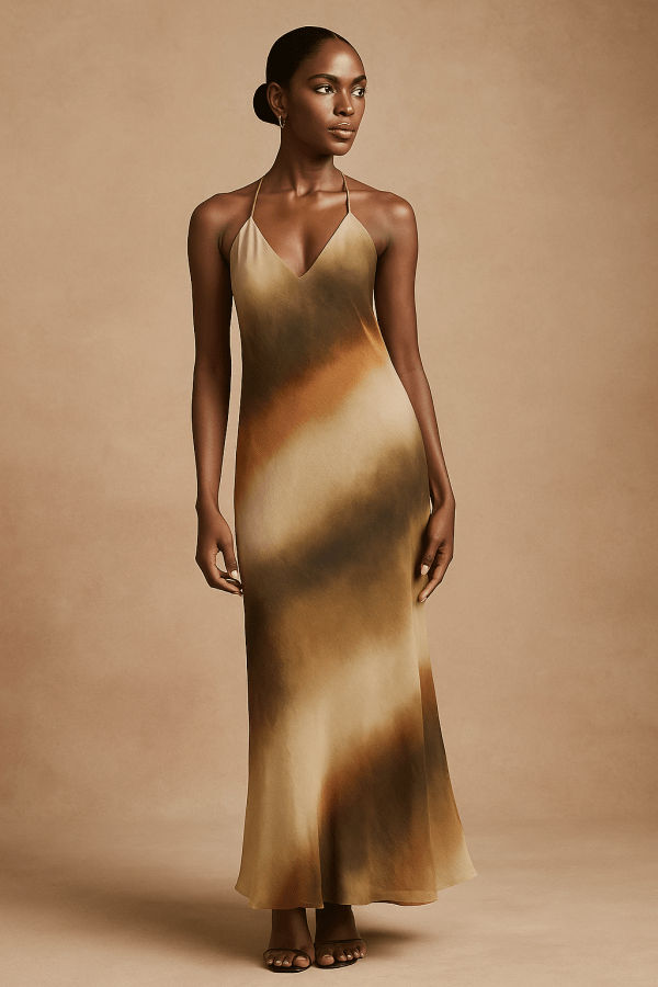 Aurelia™ Halter-Backless Elegant Midi Dress