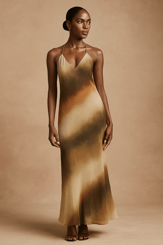 Aurelia™ Halter-Backless Elegant Midi Dress