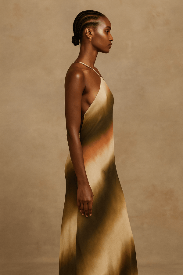 Aurelia™ Halter-Backless Elegant Midi Dress - Image 2