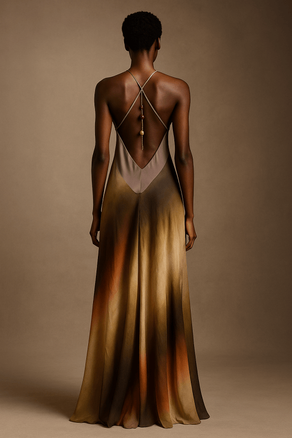 Aurelia™ Halter-Backless Elegant Midi Dress - Image 3