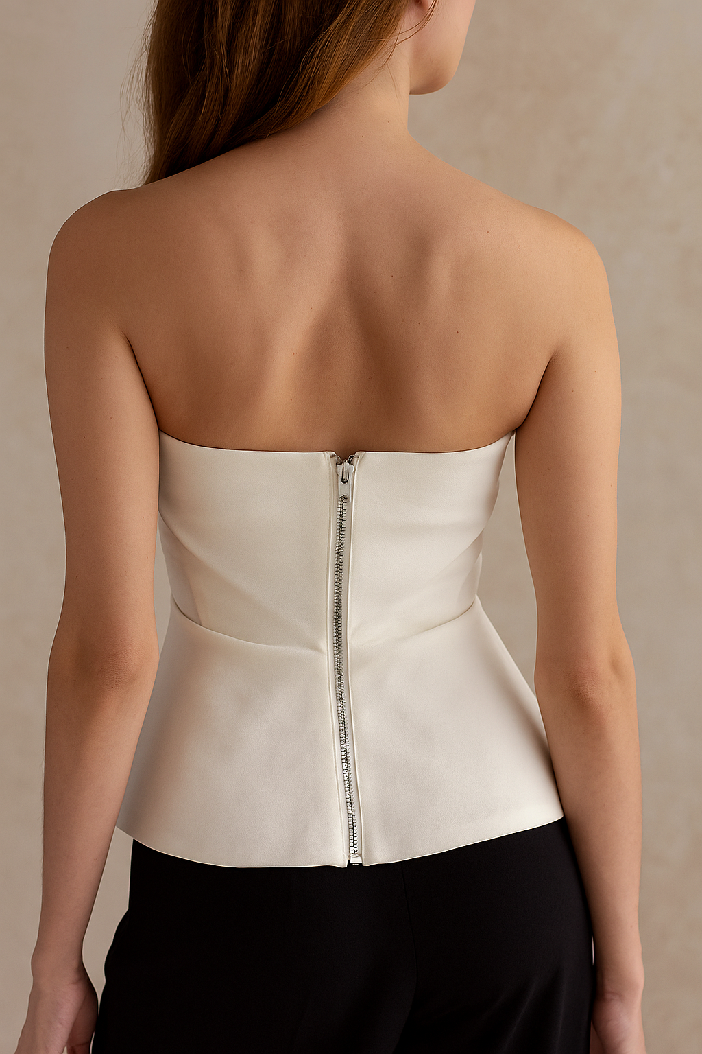 Arielle™ Off-Shoulder Sleeveless Corset Bustier Crop Top - Image 5