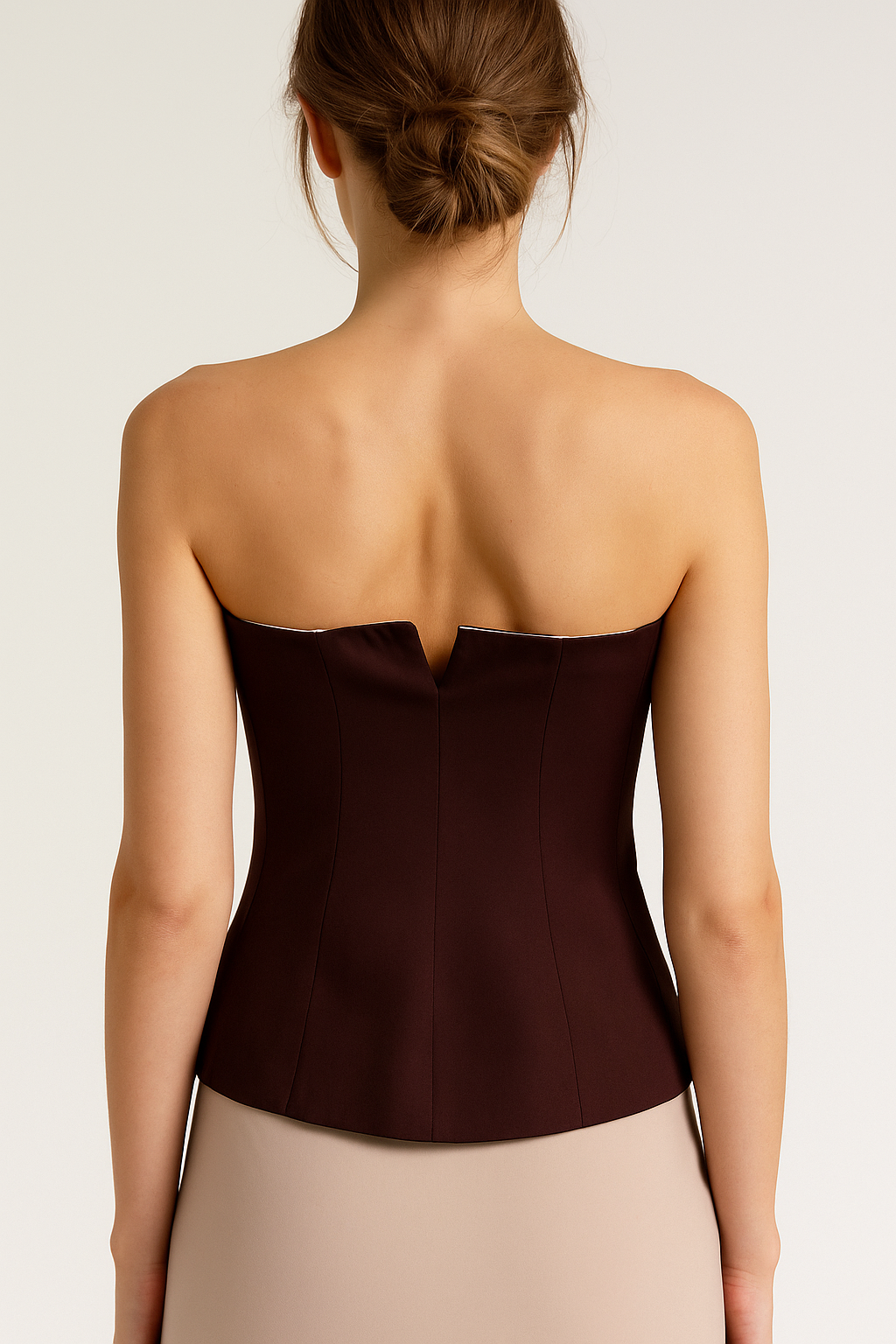 Selvina™ Off-Shoulder Strapless Crop Top – Backless Bustier Vest - Image 2