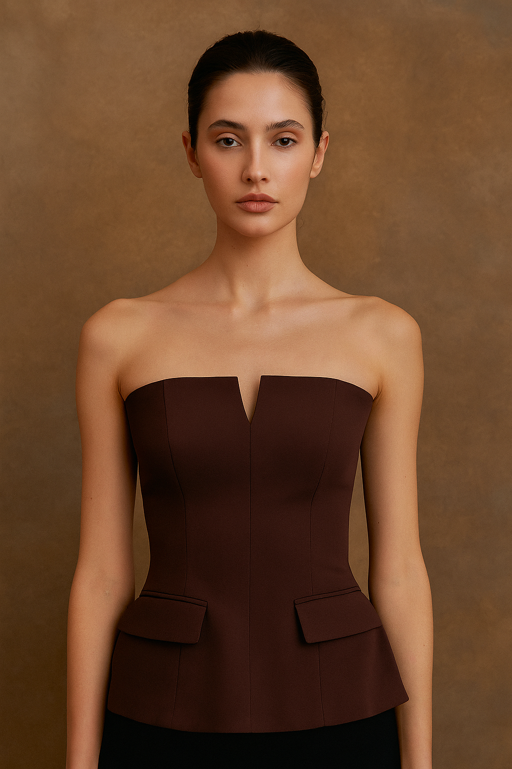 Selvina™ Off-Shoulder Strapless Crop Top – Backless Bustier Vest - Image 5