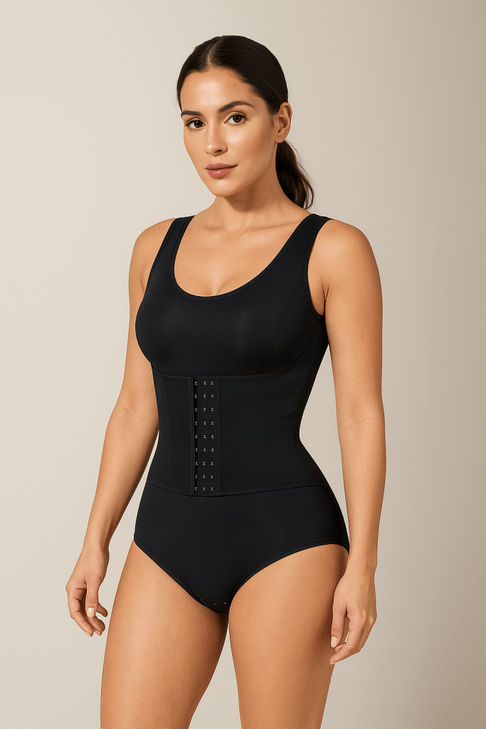 SculptZip™ Bodysuit Shapewear Waist Belt – Tummy Control Corset Top