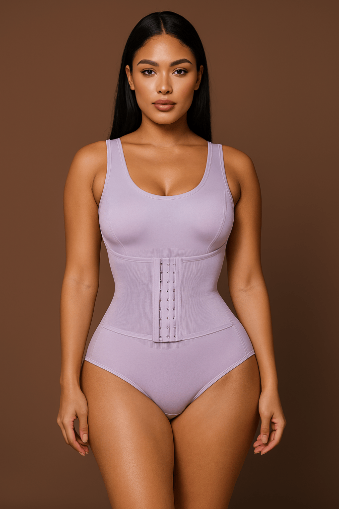SculptZip™ Bodysuit Shapewear Waist Belt – Tummy Control Corset Top
