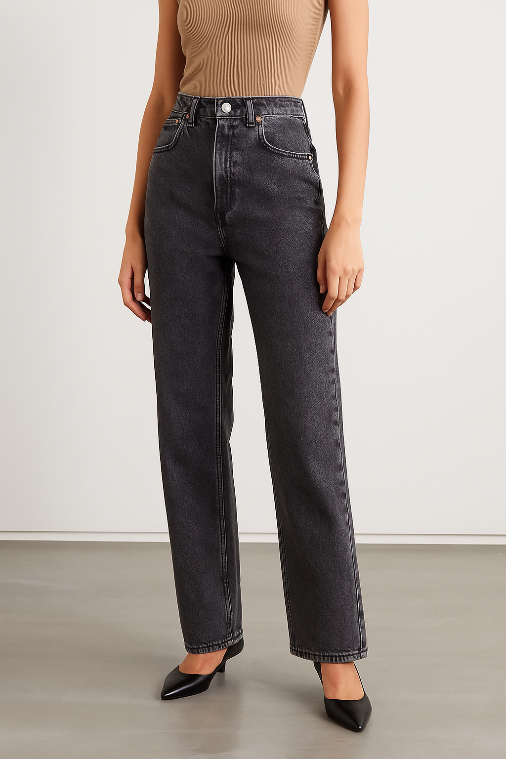 Isadora™ Vintage Pocket Ripped Denim Jeans - Image 1