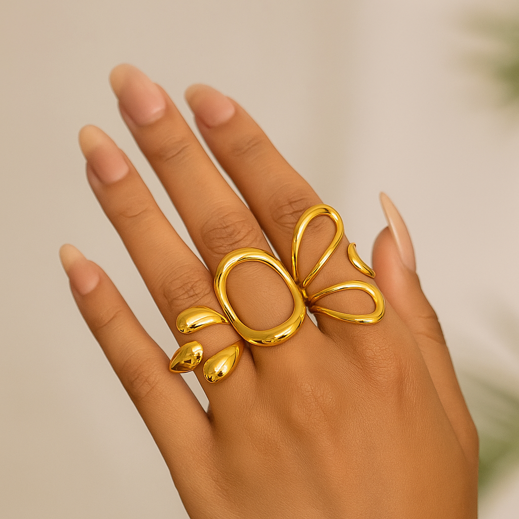 Aurelia™ Gold Design Rings - Image 2