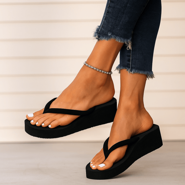 Serenya™ Memory Foam Wedge Slippers - Image 3