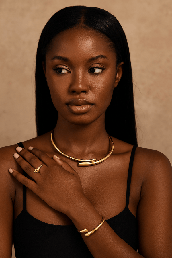 Valencia™ Open Necklace, Bangle & Ring Set - Image 2