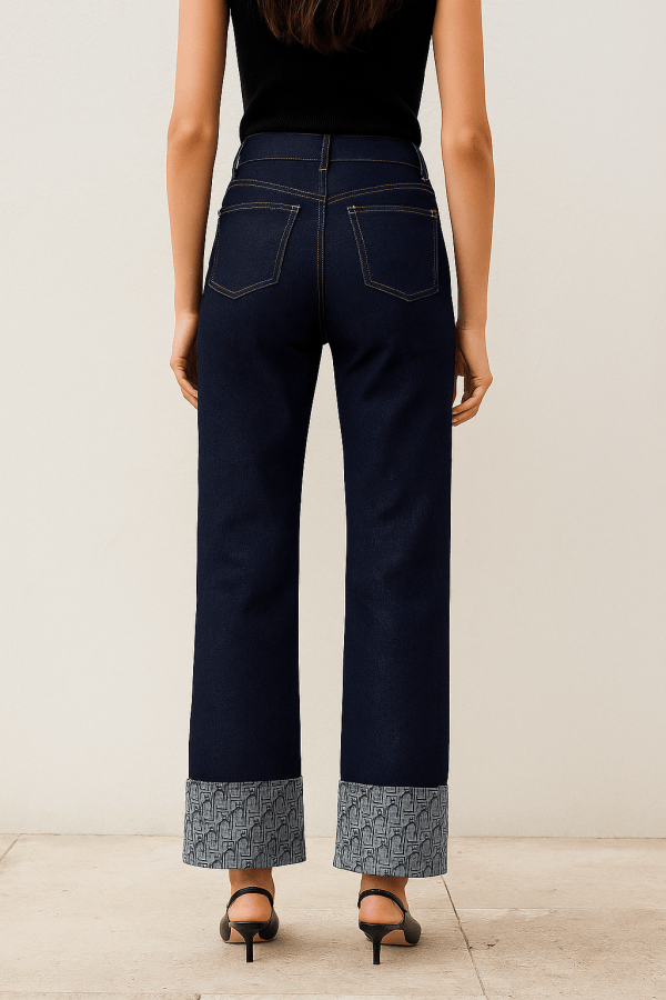Isadora™ High Waist Straight Leg Jeans - Image 3