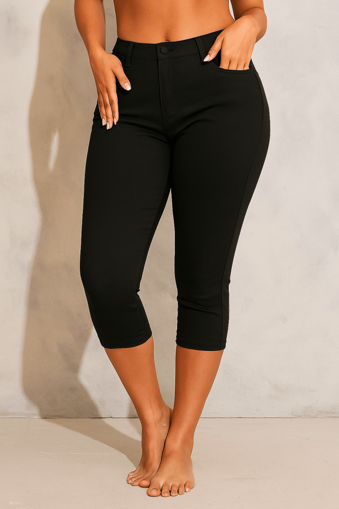 Reina™ High Waist Capri Jeans