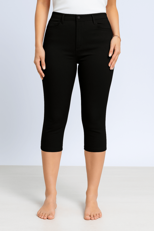 Reina™ High Waist Capri Jeans