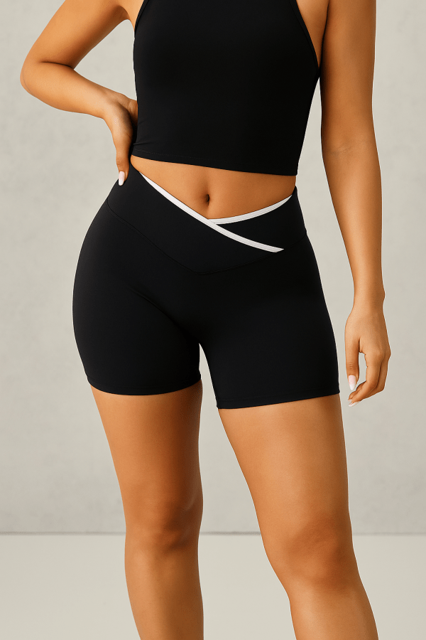 ProbyVC™ Cross Waist High-Waisted Shorts