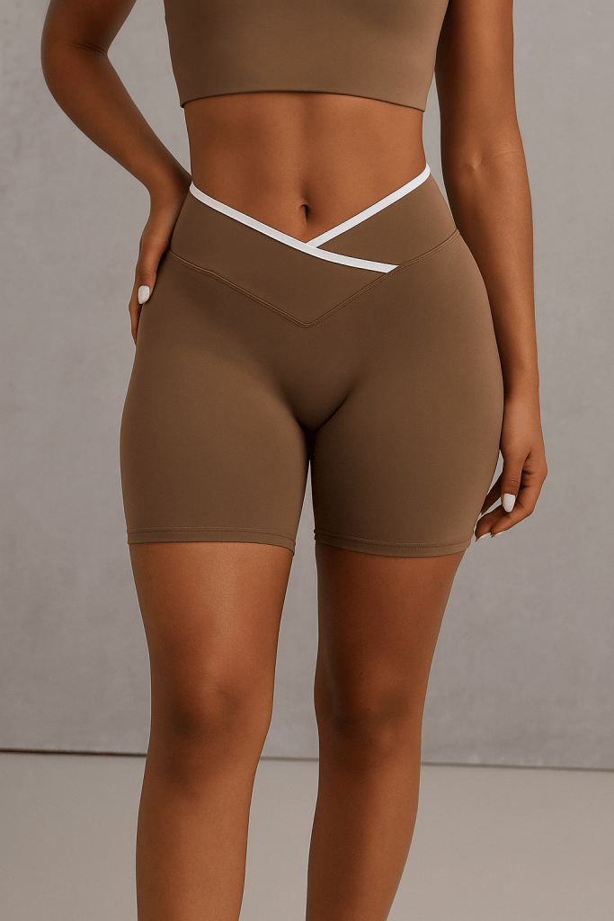 ProbyVC™ Cross Waist High-Waisted Shorts