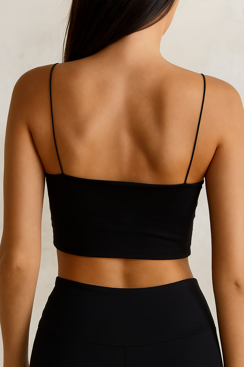 Serenya™ Sleeveless Cut Out Strap Crop Top - Image 3