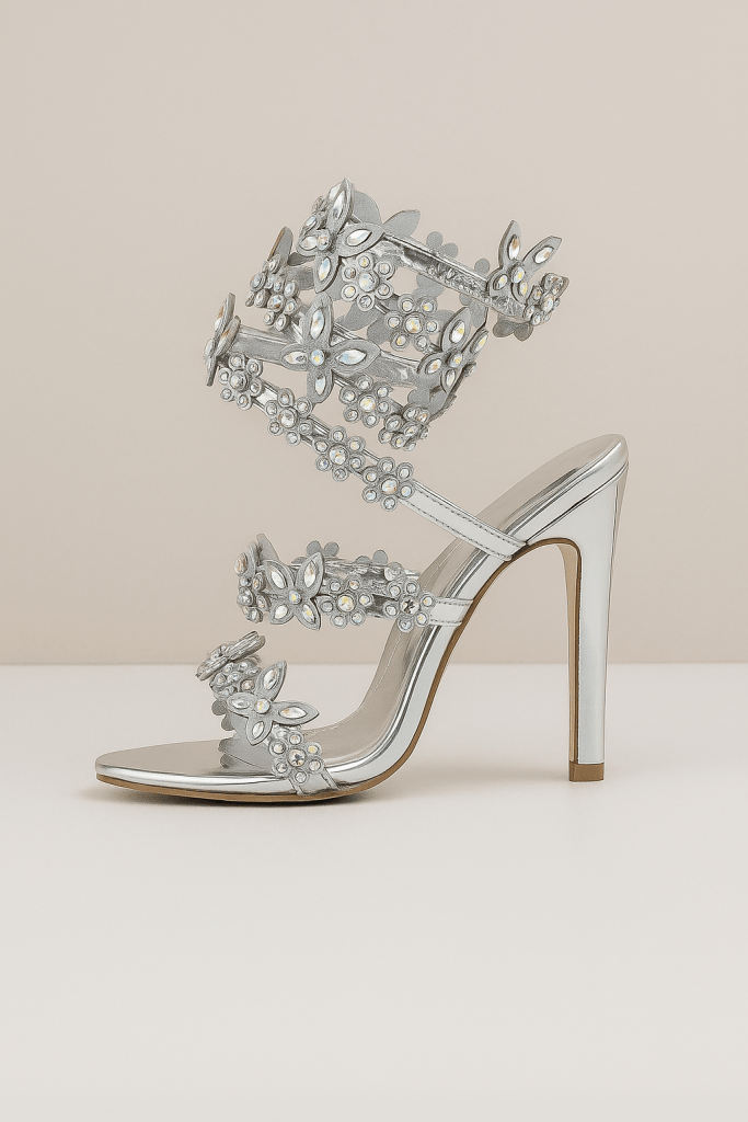 Serenya™ Diamond Floral Heels