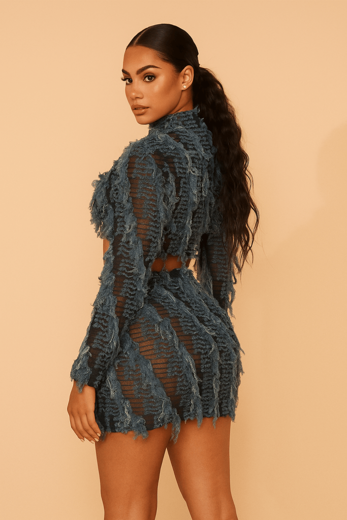 Isadora™ Patchwork Crop Top & Skirt Set