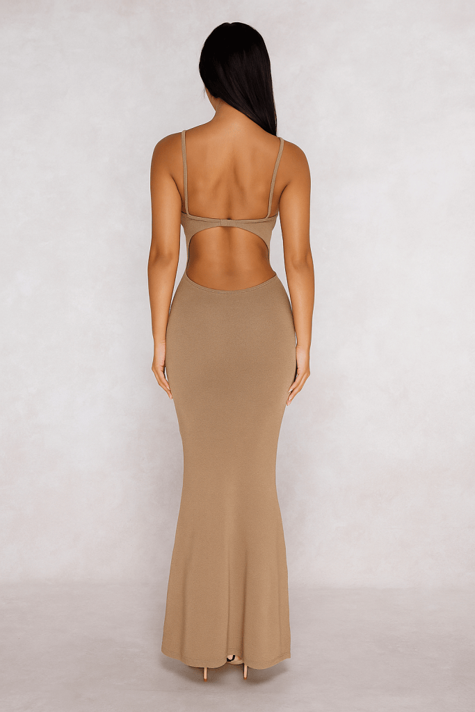 Celina™ Sleeveless Hollow Out Maxi Dress