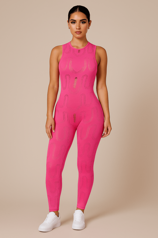 Celestia™ Sleeveless Backless Cutout Jumpsuit - Image 4