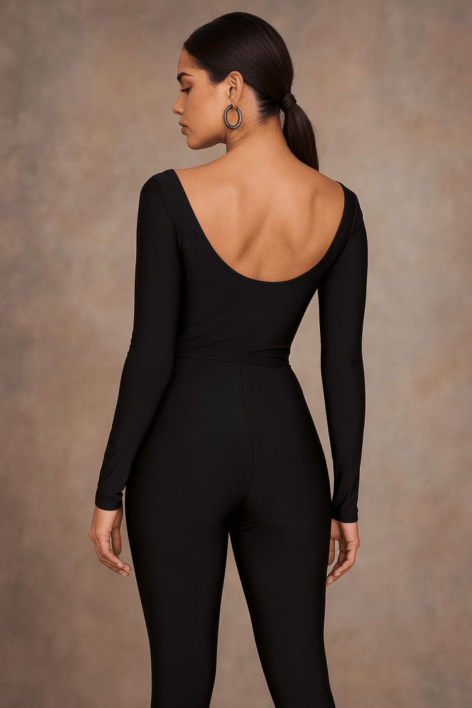 Celina™ Cross Slash Neck Jumpsuit