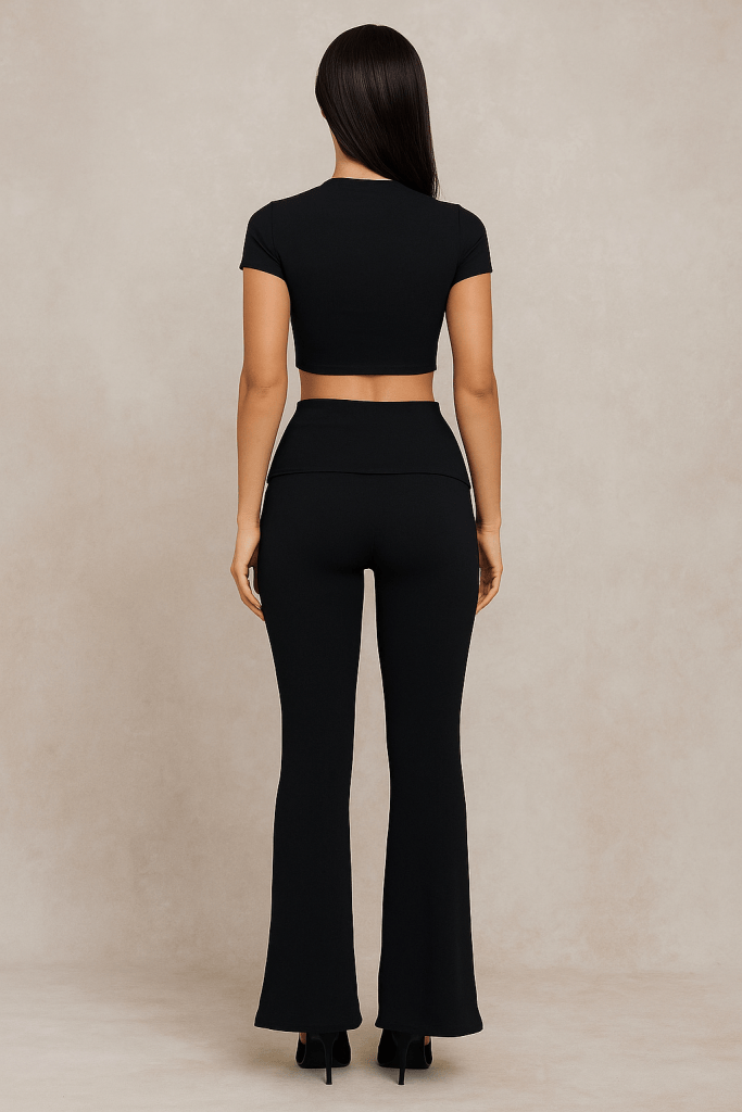 ProbyVC™ Crop Top & Flare Pants Set