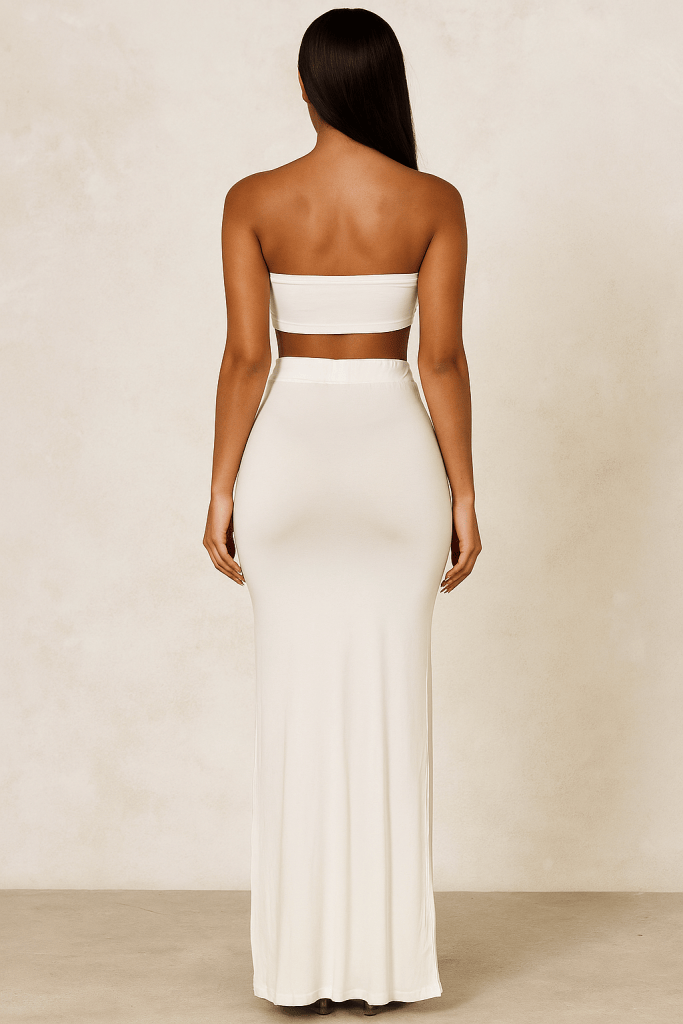 Aurielle™ Bandeau & Slit Skirt Set