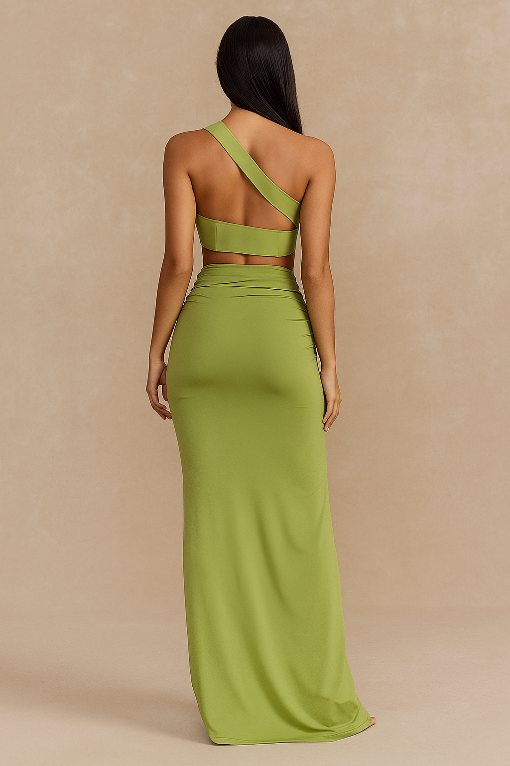 Serenya™ One Shoulder Top & Long Skirt Set - Image 3