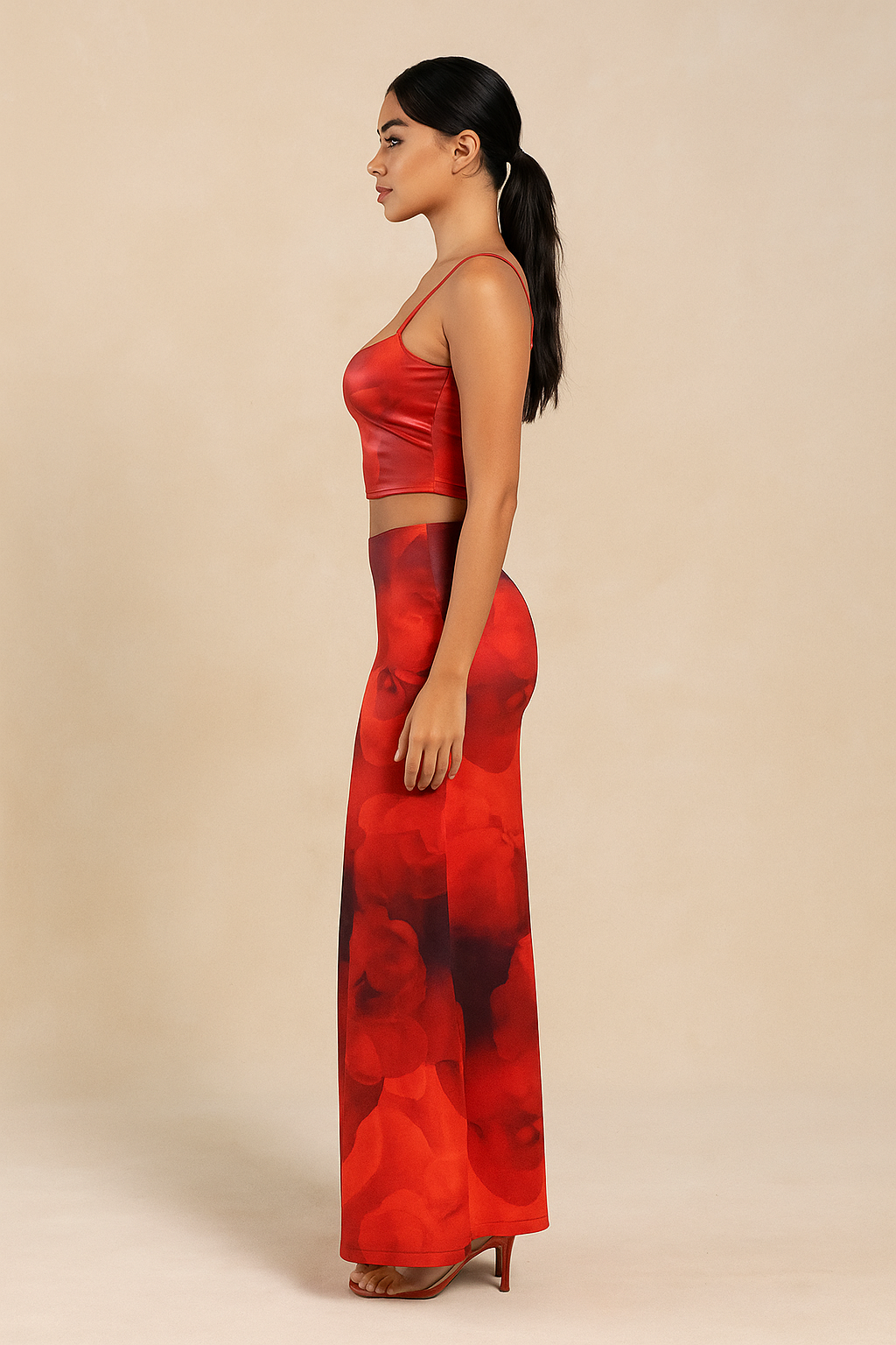 Novara™ Panelled Print Top & Skirt Set - Image 2