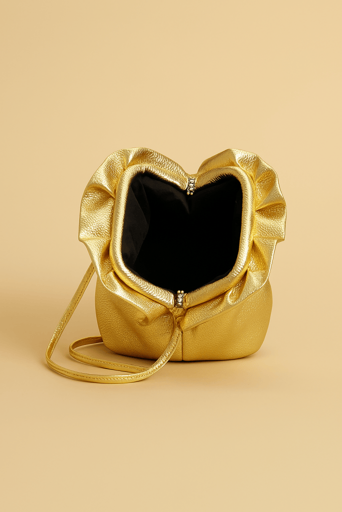 Lyanna™ Gold Cloud Clutch Crossbody Bag