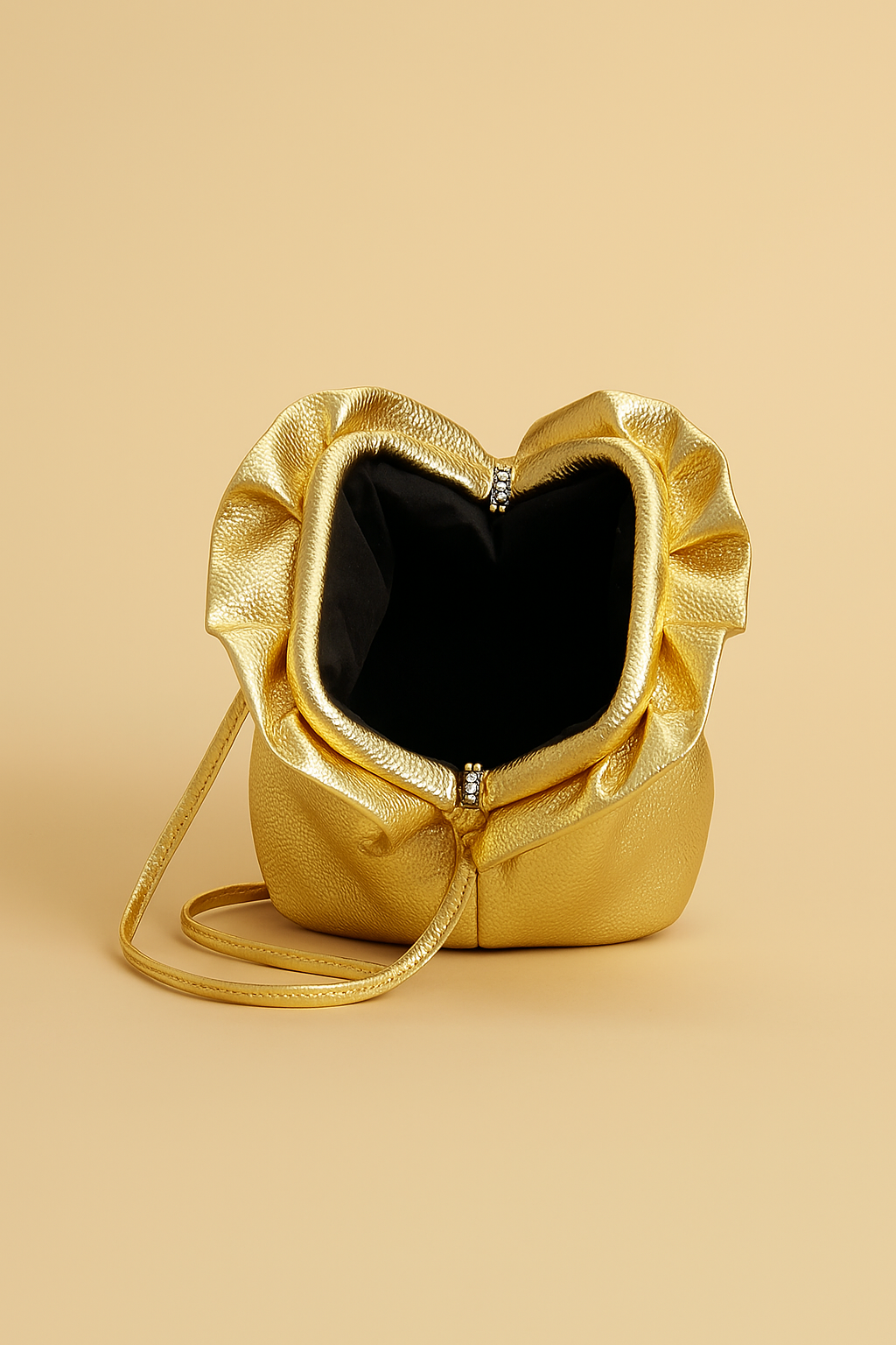 Lyanna™ Gold Cloud Clutch Crossbody Bag - Image 4