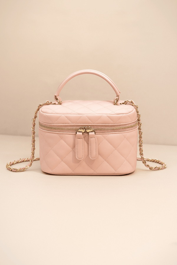 Marisela™ Leather Quilted Crossbody Bucket Bag - Image 2