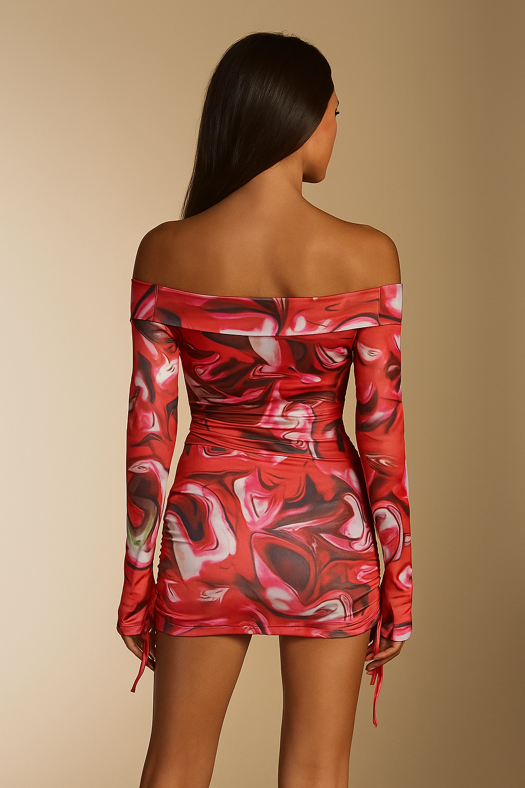 Aurelia™ Long Sleeve Cut Out Top & Skirt Set - Image 3
