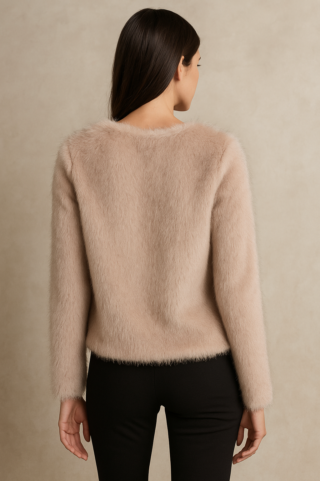 Isadora™ Cropped Fur Coat - Image 4