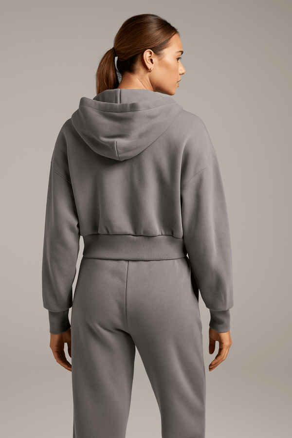 ProbyVC™ Cropped Zipper Hoodie & Joggers Set - Image 4
